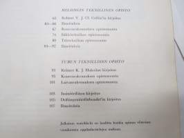 Insinöörit 1958 - Tampereen Teknillinen Opisto - Tekniska Läroverket i Helsingfors - Helsingin Teknillinen Opisto - Turun Teknillinen Opisto