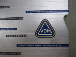 Vereignite Deutsche Metallwerke VDM A.G. 25 Jahre Heddenheimer Kupferwerk, Basse &amp; Selve, C. Heckmann, Zweigniederlassung Köln, Süddeutsche Metallundustrie...