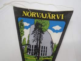 Norvajärvi - saksalaisen sotilashautausmaan matkamuistoviiri, alkuperäinen 1960-70 lukujen vaihteesta / german military cemetery souvenier pennant