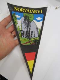 Norvajärvi - saksalaisen sotilashautausmaan matkamuistoviiri, alkuperäinen 1960-70 lukujen vaihteesta / german military cemetery souvenier pennant