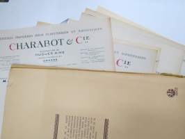 Charabot &amp; Cie, Grasse - Produits odorants naturels -company presentation &amp; catalog of products -hajusteainetehtaan tuotannon esittely- ja tuotekirja