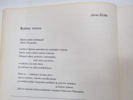 Parnasso 1961 nr 5, Marju Tuurna runoja, aarni Krohn, Federico Garcia Lorca´n runous, Seppo Nummi - Tonio Krögerin teemat, Jörn Donnerin sotapäiväkirja, ym.