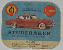 Studebaker   Paulig keräilykortti