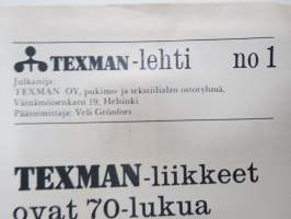 Texman nr 1 - pukimo- ja tekstiilialan liikkeiden ostoryhmän miestenmuotilehti