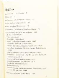 Marsalkan tiedustelupäällikkönä ja hallituksen asiamiehenä