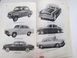 Uusi Autokirja 19. painos, mukana mm. vuoden 1961 henkilöautokuvasto