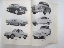 Uusi Autokirja 19. painos, mukana mm. vuoden 1961 henkilöautokuvasto
