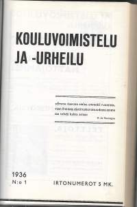 Kouluvoimistelu ja -urheilu -lehti, 1936-1938 vuosikerta