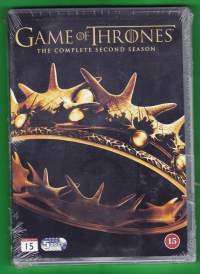 Game of Thrones 5-DVD-boksi. The complete second season/ täydellinen toinen  tuotantokausi suositusta HBO:n sarjasta