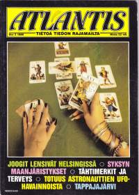 Atlantis 3/1986 - Tietoa tiedon rajamailta. Katso sisällysluettelo kuvista.