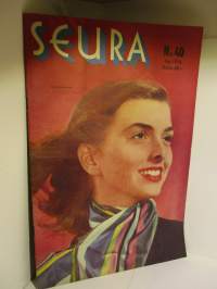 Seura 1954 / 40. 6.10. sis mm, Riutuvaa suomalaisuutta, vieraantunut Länsipohja 1. Omatekoinen atomitutkija, William Lönnqvist.. Denise Egerton; Umpikuja osa 7.ym