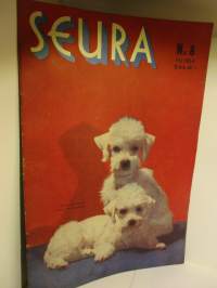 Seura 1954 / 8. 24.2. sis mm, Ministerimurha 30 vuotta sitten, Heikki Ritavuori. . Kuka on M? osa 6. A.S. Roche ; Mies, joka menetti muistinsa. ym