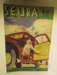 Seura 1948 / 41. 13.10. sis mm, Sakari Pälsi; Postimestarin rouvan heinäseiväs. Joel Laikka : Rummunlyöjä. ym