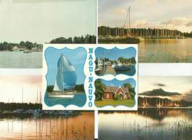 Nauvo 5 erilaista - paikkakuntapostikortti  postikortti