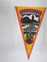 Helsinki Helsingfors -matkailuviiri / souvenier pennant