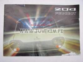 Peugeot 204 1972 -myyntiesite