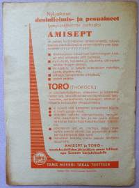 Senior -lypsykoneen käyttöohje ja varaosaluettelo 1951. S.A.C. product.