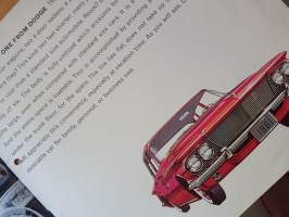 Look what DODGE has done for compacts LANCER 1961 -myyntiesite. Autokeskus Oy