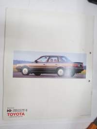 Toyota Camry 1988 -myyntiesite / sales brochure