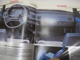 Toyota Starlet 1985 -myyntiesite / sales brochure