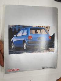 Toyota Starlet 1985 -myyntiesite / sales brochure