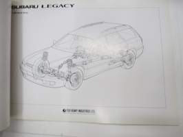 Subaru Legacy - Technical illustrations