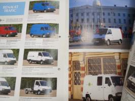 Renault Trafic, Master mallisto -myyntiesite / sales brochure
