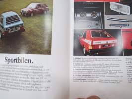 Volvo 343 - Skräddarsydda varianter och kompletterande tillbehör 1978 / lisävarusteitä ja tarvikkeita -myyntiesite / sales brochure