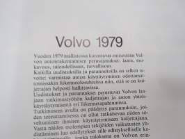 Volvo 1979 mallisto 343, 240-sarja, 260-sarja, 245 - -myyntiesite / sales brochure