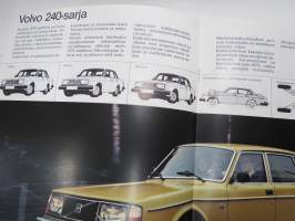 Volvo 1979 mallisto 343, 240-sarja, 260-sarja, 245 - -myyntiesite / sales brochure