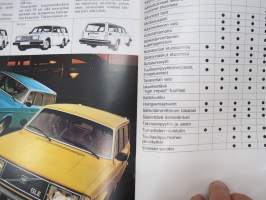 Volvo 1979 mallisto 343, 240-sarja, 260-sarja, 245 - -myyntiesite / sales brochure