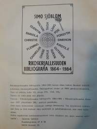 Rikoskirjallisuuden hintaopas / Simo Sjöblom. P. 1987.  Mielenkiintoinen tietoisku kirjoista, kirjoittaja nimineen sekä mahdollisine salanimineen.