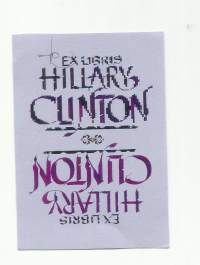 Hillary Clinton - ex libris