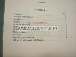 Käyttöohje Olympia ilmajäähdytetyille moottoreille sarja A / Instruktionsbok för lufkylda motorer serie A -suomen ja ruotsinkielinen, maamoottori