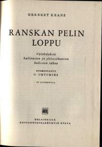 Ranskan pelin loppu