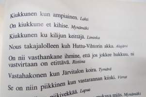 Rapatessa roiskuu - Nykysuomen sananparsikirja -Finnish dictums