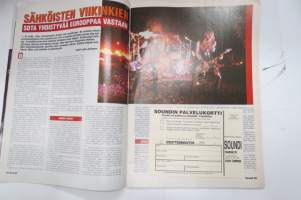 Soundi 1990 nr 7, Steve vai Iggy Pop, Topi Sorsakoski &amp; The Agents, Led Zeppelin, Was ( Not was), Raptori