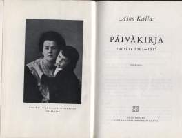 Päiväkirja vuosilta 1907–1915