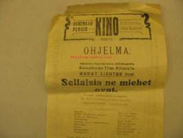 Sellaisia ne miehet ovat -mykkäfilmin käsiohjelma