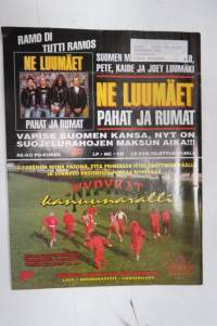 Soundi 1991 nr 10, Dire Straits, Guns N´Roses, Bruce Springsteen, Stone, Eva Dahlgren, Lynyrd Skynyrd, Poverty Stinks, Richie Sambora, Screaming Target.