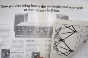 Koss - The missing link in stereo -myyntiesite / sales brochure