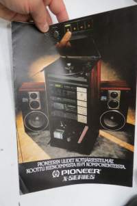 Pioneer X-Series HiFi / Stereo -myyntiesite / sales brochure