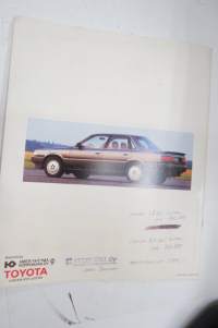 Toyota Camry 1988 -myyntiesite / sales brochure