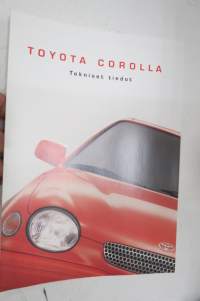 Toyota Corolla 1998 Tekniset tiedot / värit -myyntiesite / sales brochure