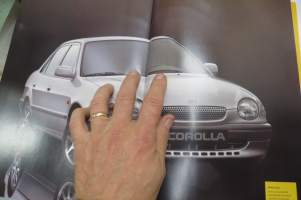 Toyota Corolla FX Liftback Sedan Wagon 1999 -myyntiesite / sales brochure