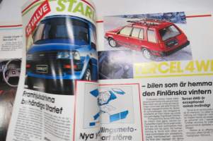 Toyota Modellerna 1986 -myyntiesite, ruotsinkielinen / sales brochure, in swedish