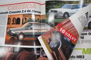 Toyota Modellerna 1986 -myyntiesite, ruotsinkielinen / sales brochure, in swedish