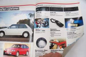 Toyota Modellerna 1986 -myyntiesite, ruotsinkielinen / sales brochure, in swedish