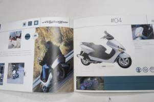 Yamaha skootterit mallisto 2002 50 cc, 100 cc, 125 cc -myyntiesite / sales brochure