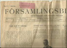 Församlingsbladet för svenska Finland 1923 nr 17